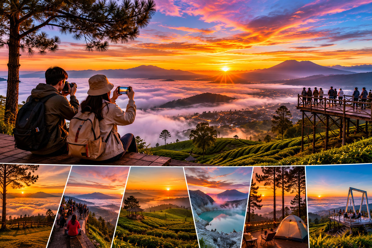7 Spot Sunrise Terbaik di Bandung, Pemandangan Matahari Terbitnya Bikin Susah Move On